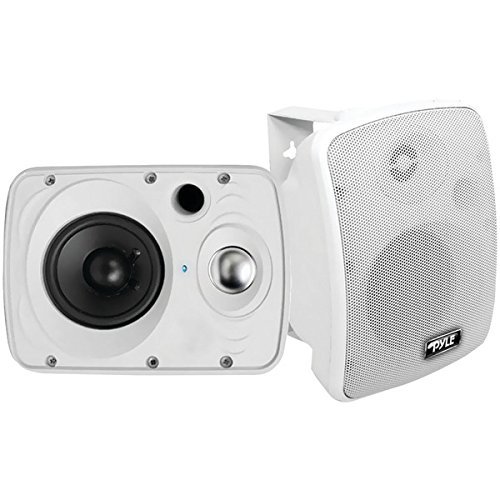 PYLE HOME PDWR64BTW 6.5" Indoor/Outdoor 800-Watt Bluetooth(R) Speaker System (White)