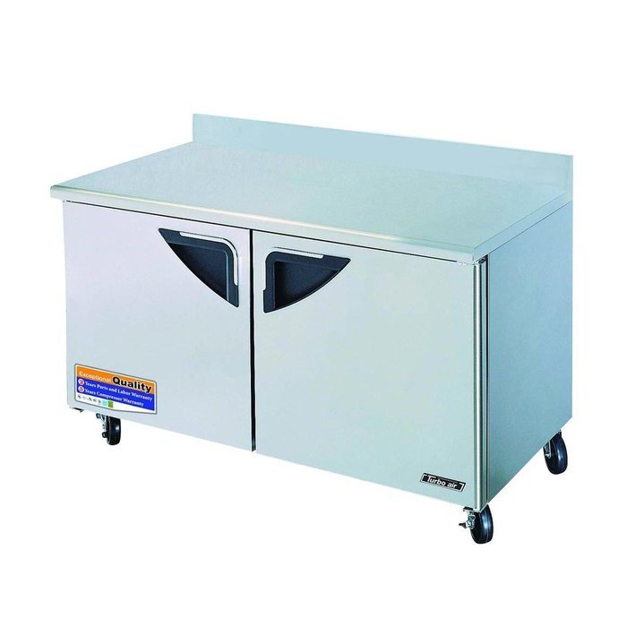 Turbo Air TWF-60SD 2 Door Worktop Freezer - 60"