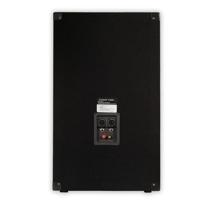 Acoustic Audio BR12 PA Karaoke DJ 12" Speaker 1000 Watts 3 Way with Stand BR12-PK1 N2