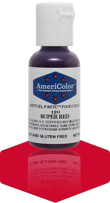 Americolor Soft Gel Paste Super Red .75 oz