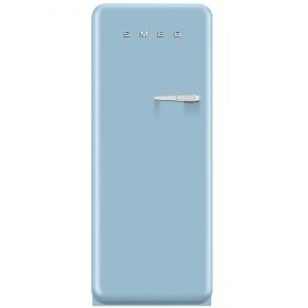 Smeg FAB28UPBL1 24" 50s Retro Style Top-Freezer Refrigerator with 9.22 Cu. Ft. Capacity Ice Compartment Interior...