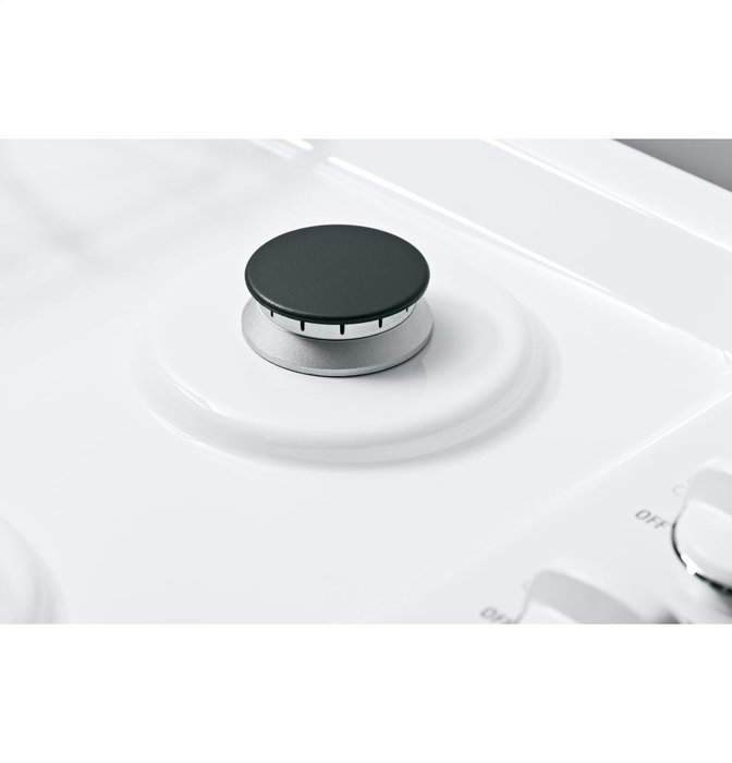 JGP329DETWW 30" Wide 4 Sealed Burner Gas Cooktop, Matte Grates, Dishwasher-Safe Grates and Knobs, Continuous Grates... N2
