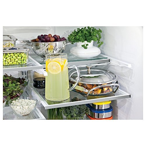 GYE22HMKES Slate 36" Energy Star Freestanding Counter Depth French Door Refrigerator with 22.2 cu. ft. Capacity...
