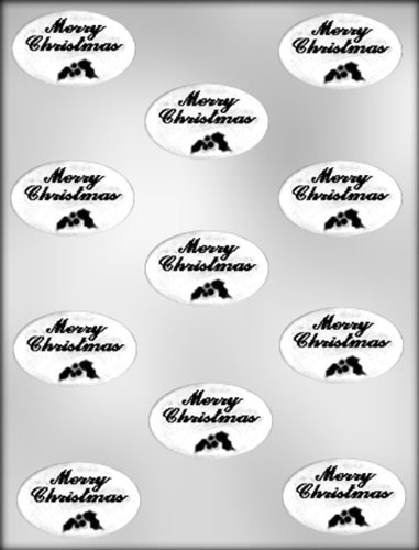 CK Products "Merry Christmas" with Holly Chocolate Mold