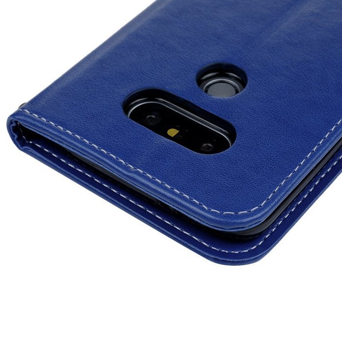 LG G5 Case,LG H868 Case - Wallet Folio Flip Magnetic Smart Closure Embossed Butterflies PU Leather Case with Stand... N32