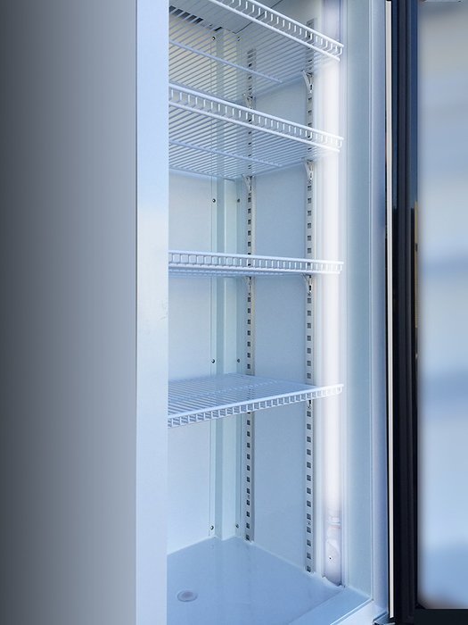 SS-P238WA Commercial Glass Door Upright Display Beverage Cooler 12 cubic foot Refrigerator N3