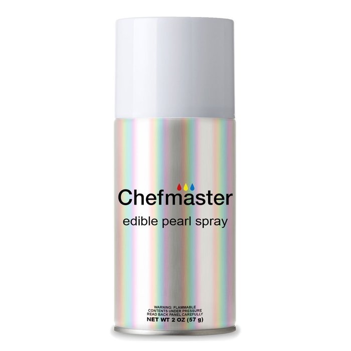 Chefmaster by US Cake Supply 2-Ounce Edible Glitter Pearl Spray