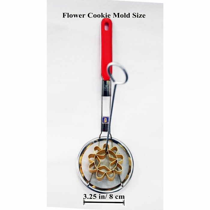 DOK JOK Cookie Bouquet Sunflower 3.25 Inch Diameter Crispy Biscuit Mould Brass Blossom Lotus Flowers Shaped Mold... N2
