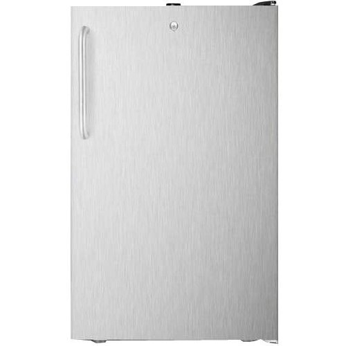 Summit FS408BLBISSTB: 20" wide built-in undercounter all-freezer, -20(degree) C capable with a lock, stainless...