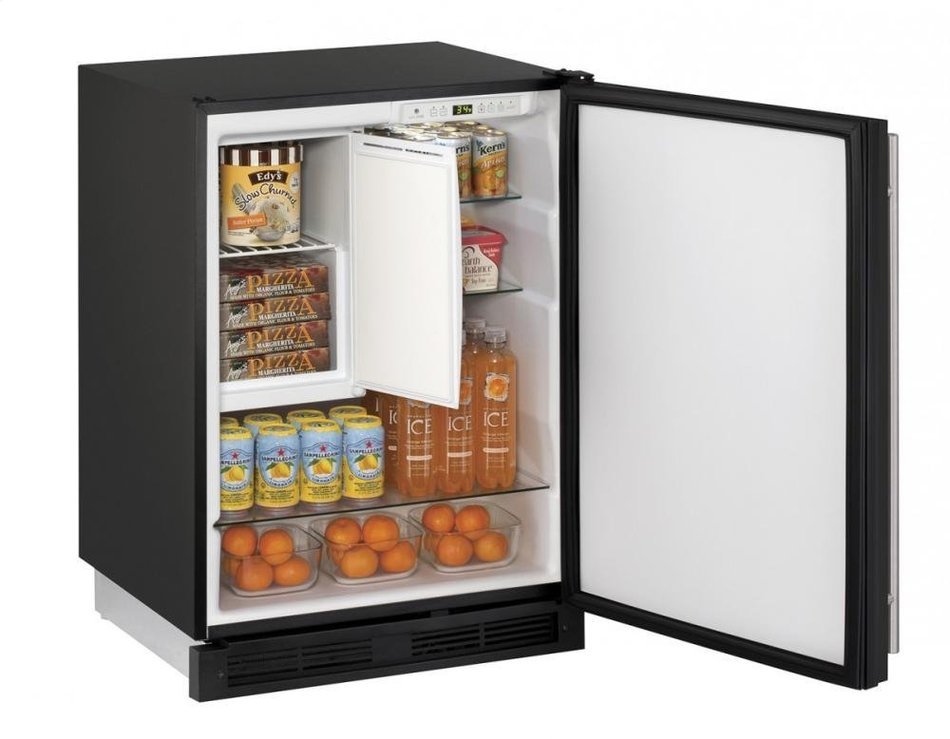 U-Line U1224RFB00A Compact Refrigerator, 4.2 cu. ft., Black N2