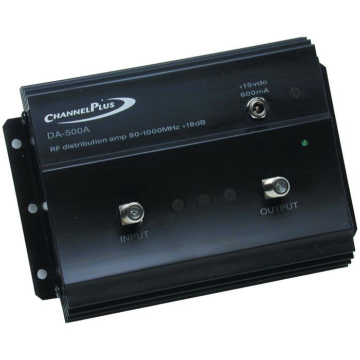Channel Plus DA-520A RF Amp W/ 1 CATV Input & Outputs to TV Locations Consumer Electronics
