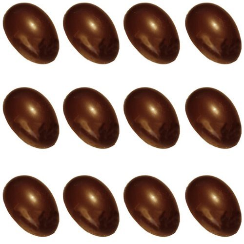 Polycarbonate Chocolate Mold Half-Egg, 2" 12 Cavities. Buy 2 molds to make Whole Eggs