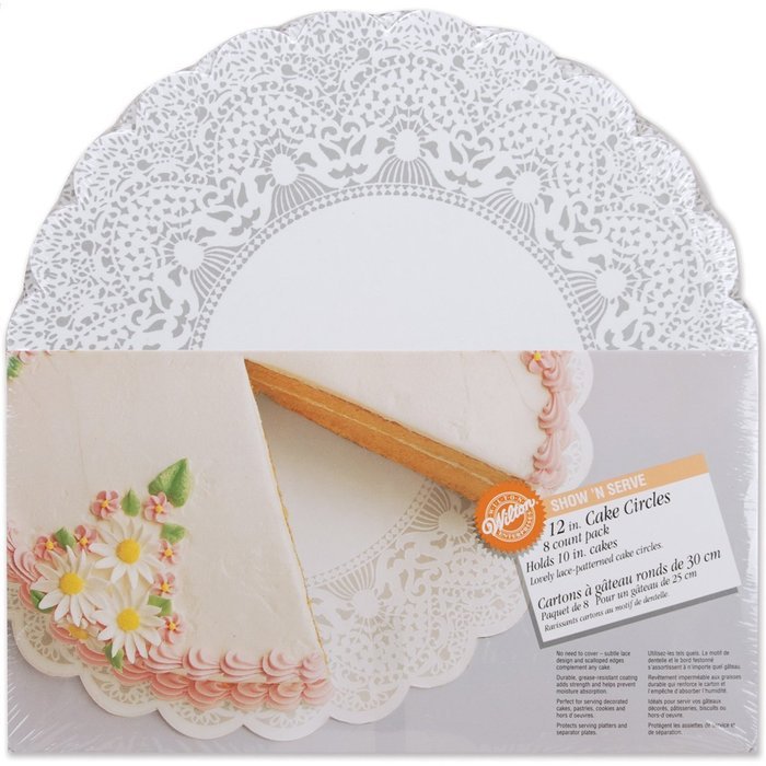 Wilton 10-Inch Show 'N Serve Cake Board, 10-Pack N3