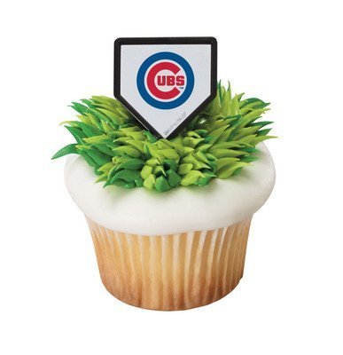 MLB Cupcake Topper Rings - Chicago Cubs