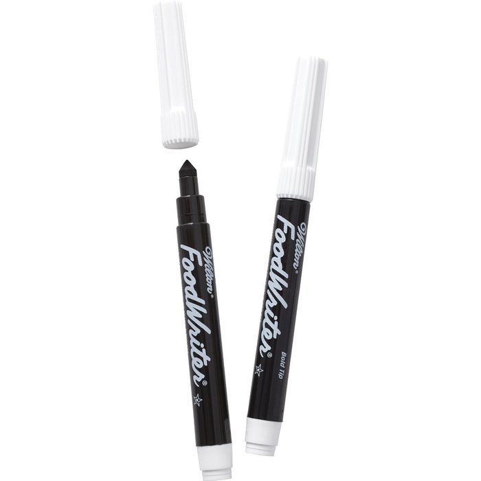 Wilton 609-1192 Black Food Writer Edible Ink Markers (2-Pack) N2