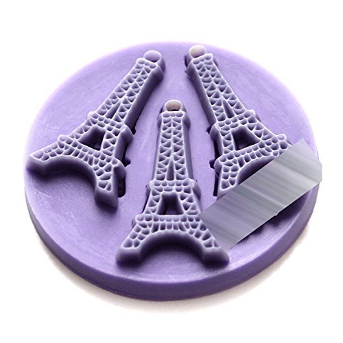 Anyana Mini 3D torre Eiffel torta de chocolate de az&uacute;car decoraci&oacute;n molde de silicona