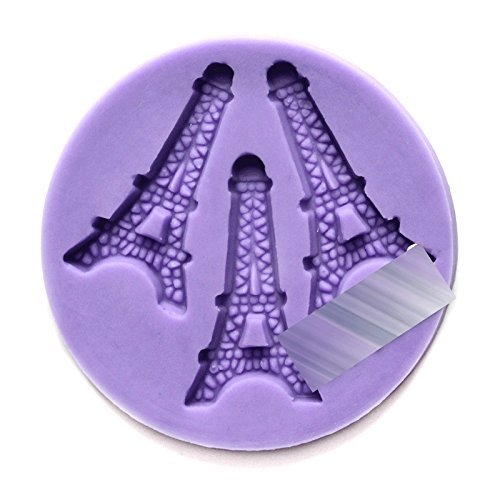Anyana Mini 3D torre Eiffel torta de chocolate de az&uacute;car decoraci&oacute;n molde de silicona N2