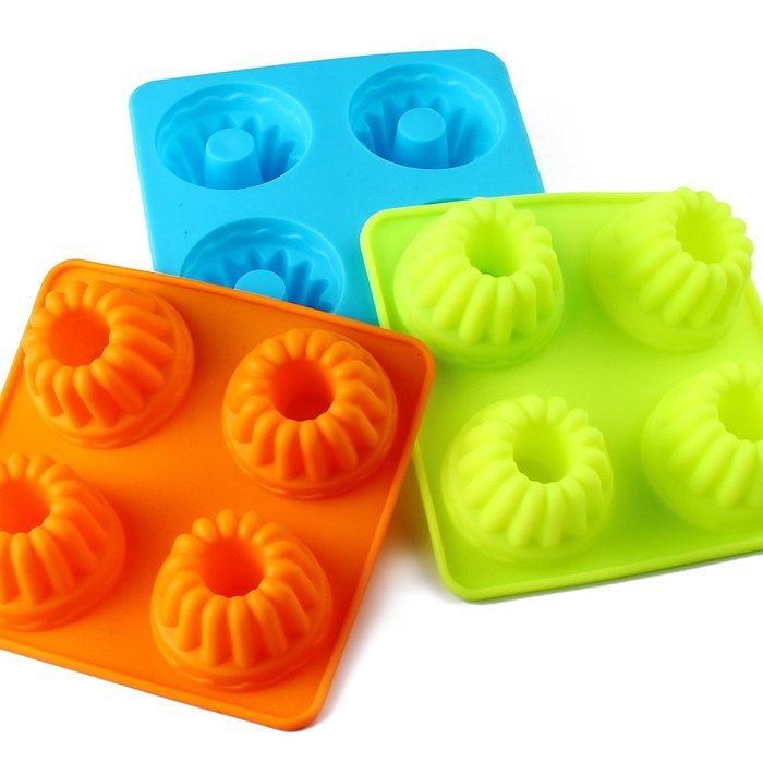 Home.lolo Fancy Bundt Cake Candy Silicone Mold DIY Mould Chocolate Soap Pastry SCM01A-04 N5