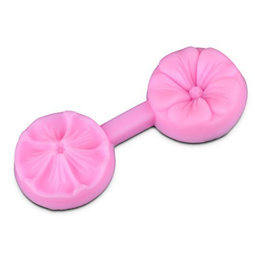 HUAL DIY Cherry Blossom Silicone Fondant Cake Mold Embossing Flower Chocolate Icing Candy Decorating Mould