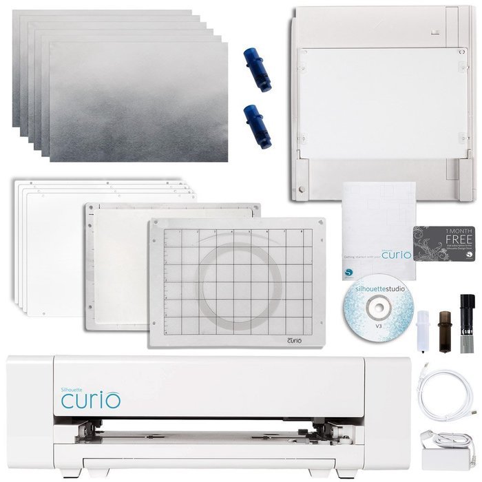 Silhouette Curio Machine with Stippling Bundle N4
