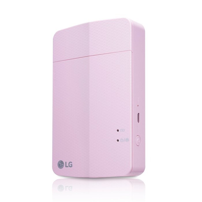 New LG PD251 Portable Mobile Pocket Photo Printer 3 [Pink] (Follow-up model of PD241 and PD239) Bluetooth Wireless...