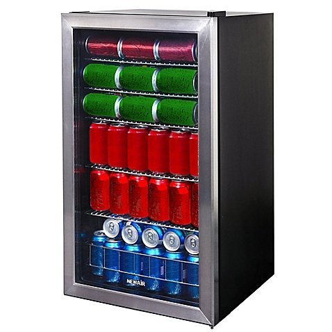 NewAir 126-Can Beverage Cooler in Stainless Steel Model#AB-1200 N4