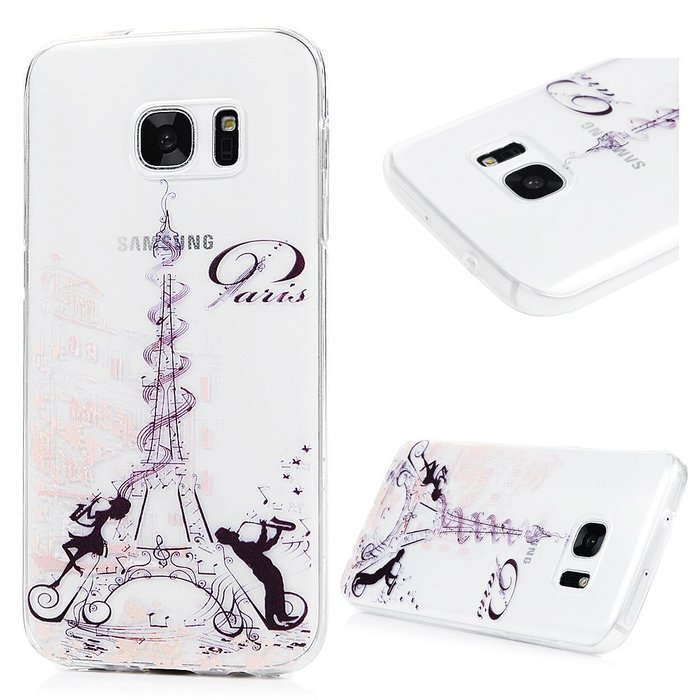 Badalink Galaxy S7 TPU Case Shockproof Soft TPU Flexible Easy Grip Rubber Bumper Slip Resistant Protective Colorful... N18