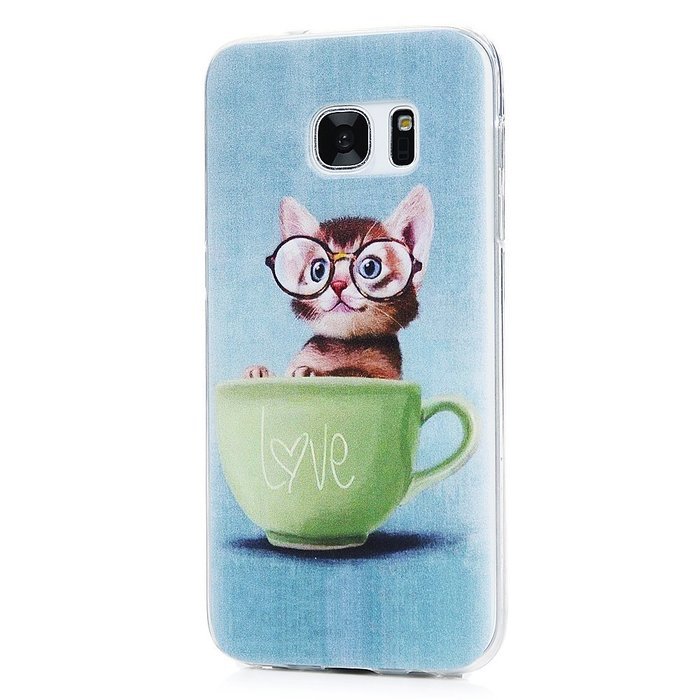 Badalink Galaxy S7 TPU Case Shockproof Soft TPU Flexible Easy Grip Rubber Bumper Slip Resistant Protective Colorful... N20