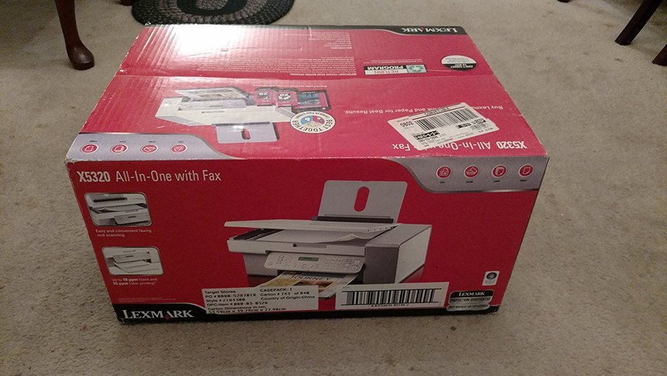 Lexmark X5320 All-In-One With Fax Inkjet Printer