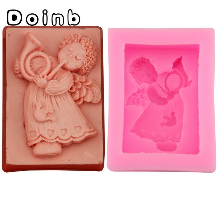 Doinb Sun+Moon (Mother+Baby) Soap Clay Candy Cake Pastry Fondant Chocolate Moulds FDA Silicone Molds Outer Size... N32