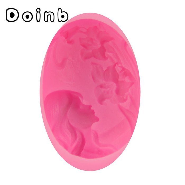 Doinb Sun+Moon (Mother+Baby) Soap Clay Candy Cake Pastry Fondant Chocolate Moulds FDA Silicone Molds Outer Size... N37