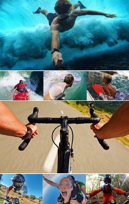 Smart IPC 2 inch high-definition screen 1080P HD WiFi camera with SJ4000 riding diving N3