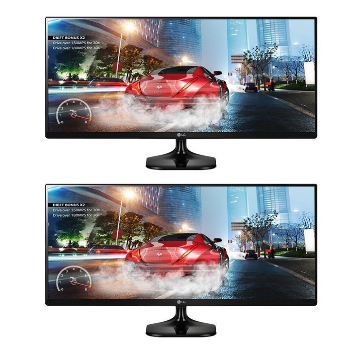 LG 2 34UM57 34" UltraWide 21:9 IPS WFHD LED Cinema Screen Gaming Monitors Bundle- Includes... N2