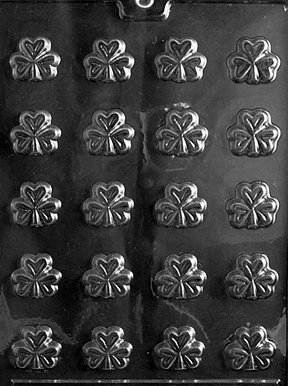 Bite Size Shamrocks Chocolate Mold by Life of the Party