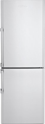 Blomberg BRFB1042SSN 24" Energy Star Bottom Freezer Refrigerator with 10.6 cu. ft. Capacity Fast Freeze Antibacterial...