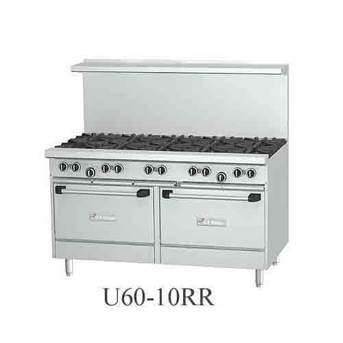 Garland U60-10RS Range, 60" Wide, 10 Burners (32,000 Btu) with One Oven (38,000