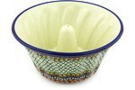 Polish Pottery Bundt Cake Pan 10-inch Orange Tranquility UNIKAT N4