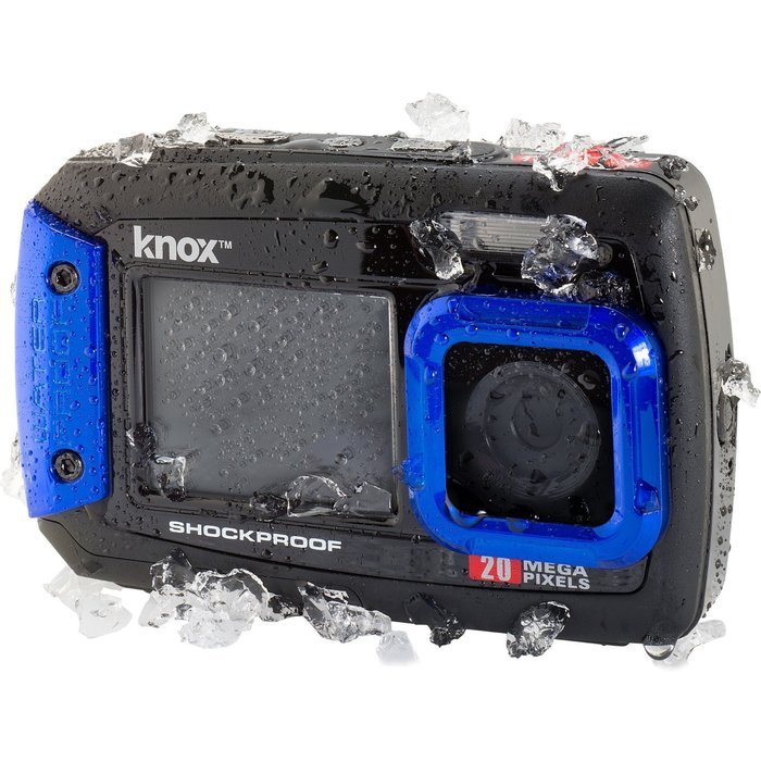 Knox Dual LCD Display 20MP Waterproof & Shockproof Digital Camera (Purple) N16