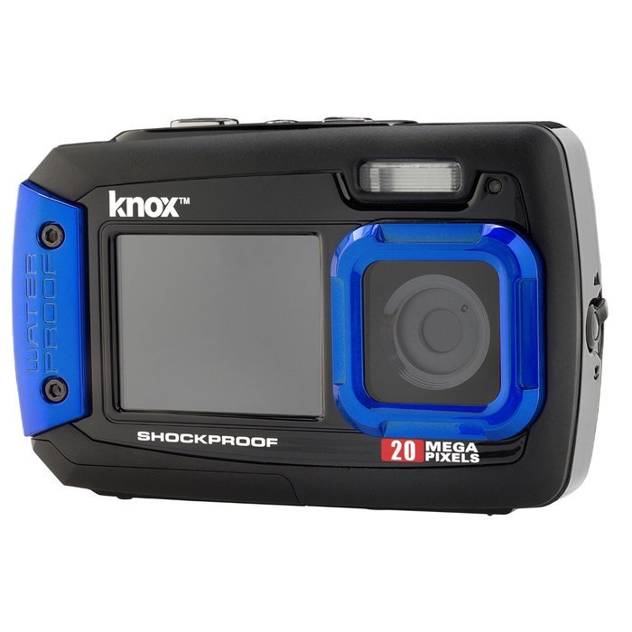 Knox Dual LCD Display 20MP Waterproof & Shockproof Digital Camera (Purple) N17