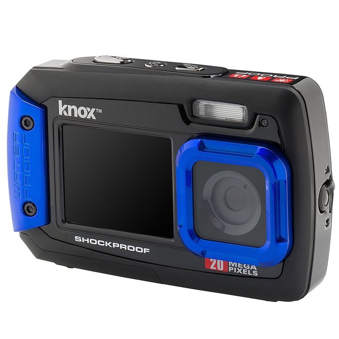 Knox Dual LCD Display 20MP Waterproof & Shockproof Digital Camera (Purple) N19