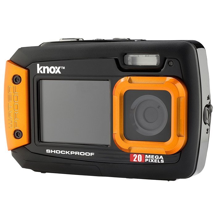 Knox Dual LCD Display 20MP Waterproof & Shockproof Digital Camera (Purple) N20