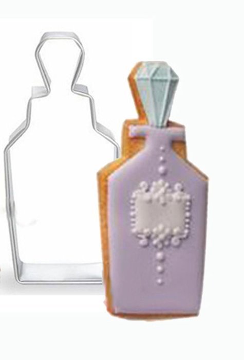 JOMTOP Perfume Bottle Cake Fondant Mold Cookie Biscuit Cutter Baking Tool