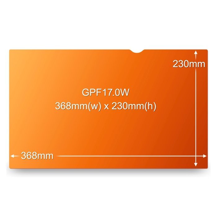 3M Gold Privacy Filter for Widescreen Laptop 13.3" (GPF13.3W) N53