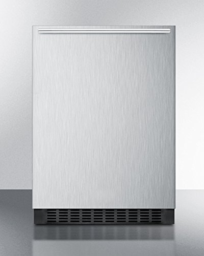 Summit FF64BXSSHH 24" 4.6 Cu. Ft. Built-In Undercounter All Refrigerator with Stainless Steel Door Digital Thermostat...