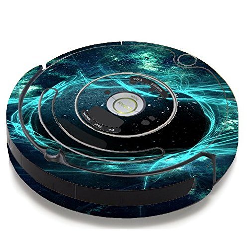 Skin Decal Vinyl Wrap For IRobot Roomba 650 655 Vacuum / Space Lights