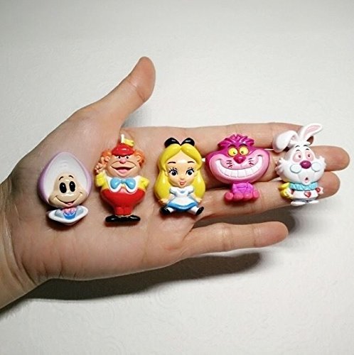 Silicone Molds Alice In Wonderland Theme Set Moulds - Cake Topper Fimo Clay Soap N4