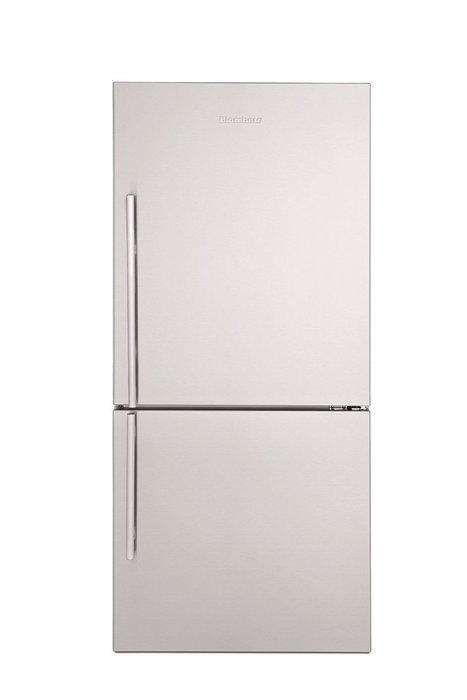 Blomberg BRFB1800SSIM Fridge with Bottom Freezer, Ice Maker, 18 Cubic Feet, Stainless Steel