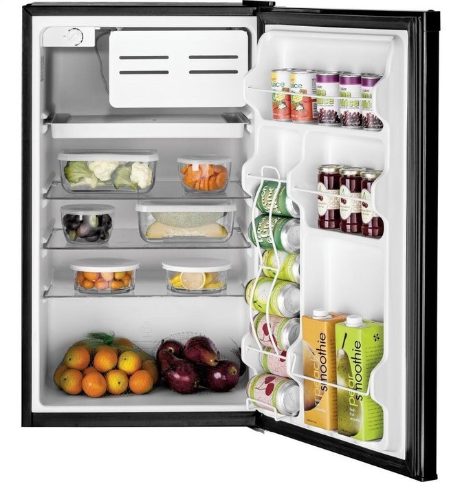GE Black Compact Refrigerator N2