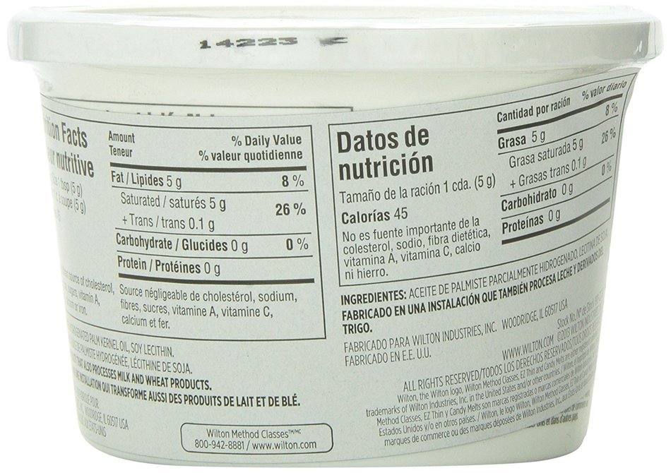 Wilton 1911-2222 Candy Melts Ez Thin N3
