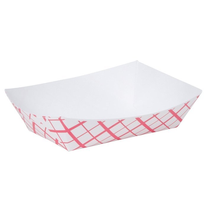 Southern Champion Tray Southland Paperboard Red Check Food Tray (Multiple Sizes Available) N15